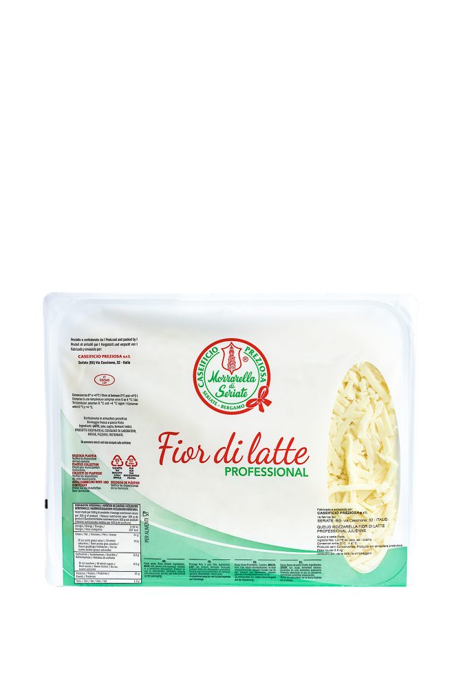 Queijo Mozzarella Fiordilatte em Julienne 2,5kg