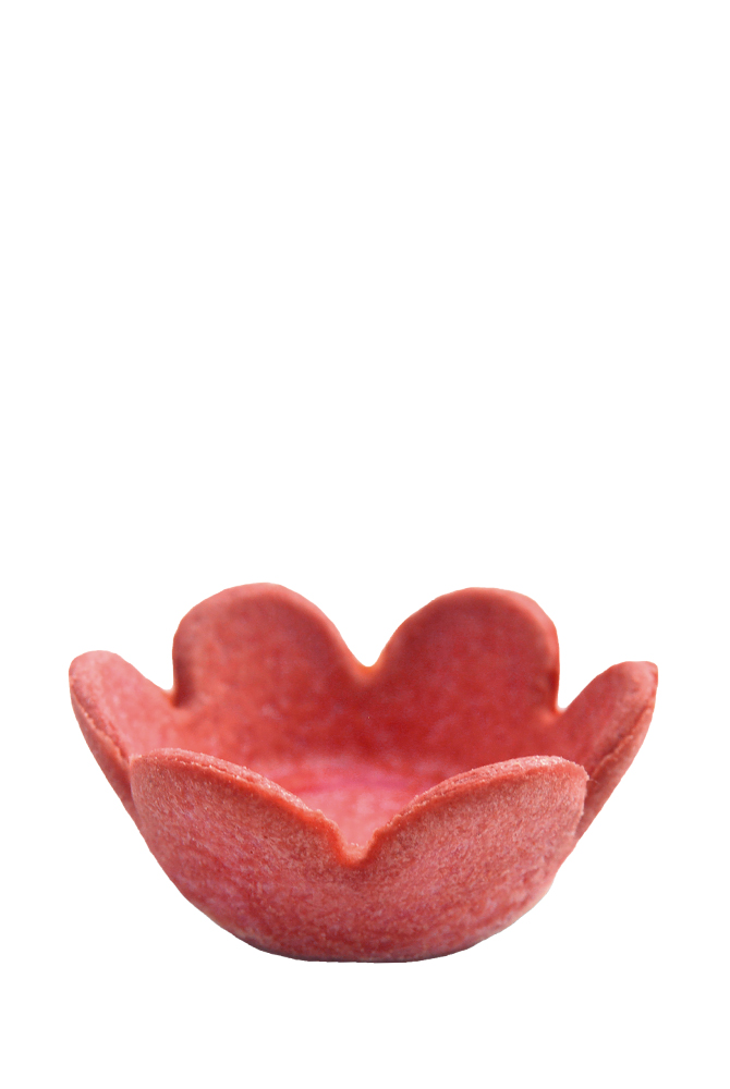 Tartelete Mini Flor Rosa 17mm 245un