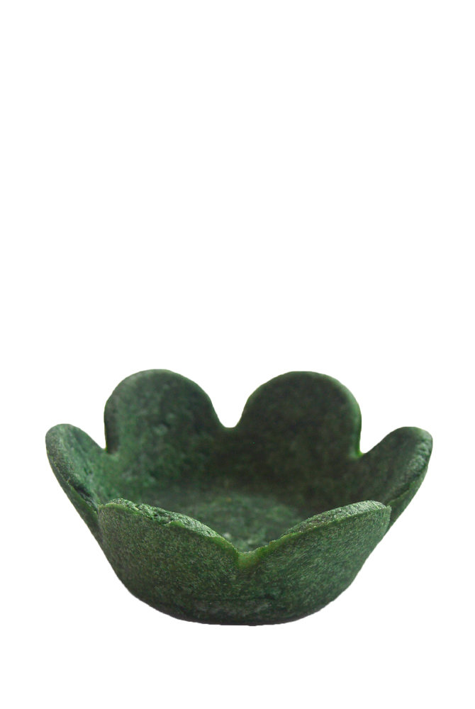 Tartelete Mini Flor Verde 17mm 245un