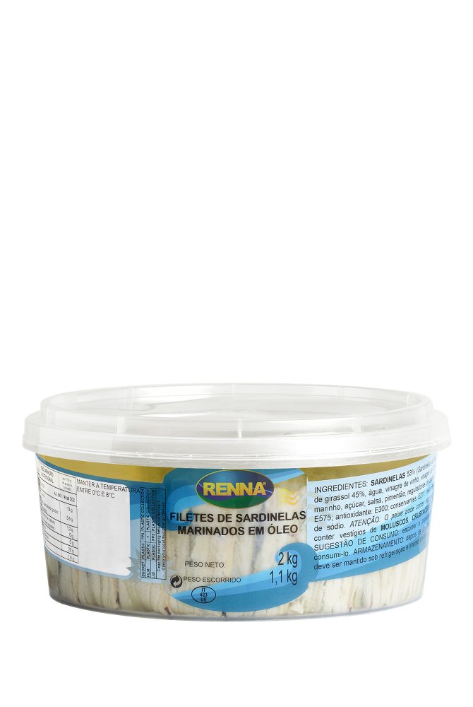 Sardinhas Marinadas em Óleo 2kg