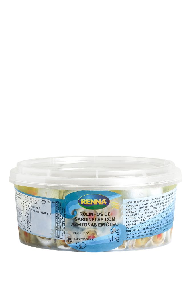 Filete de Sardinha Recheada c/ Azeitona 2kg